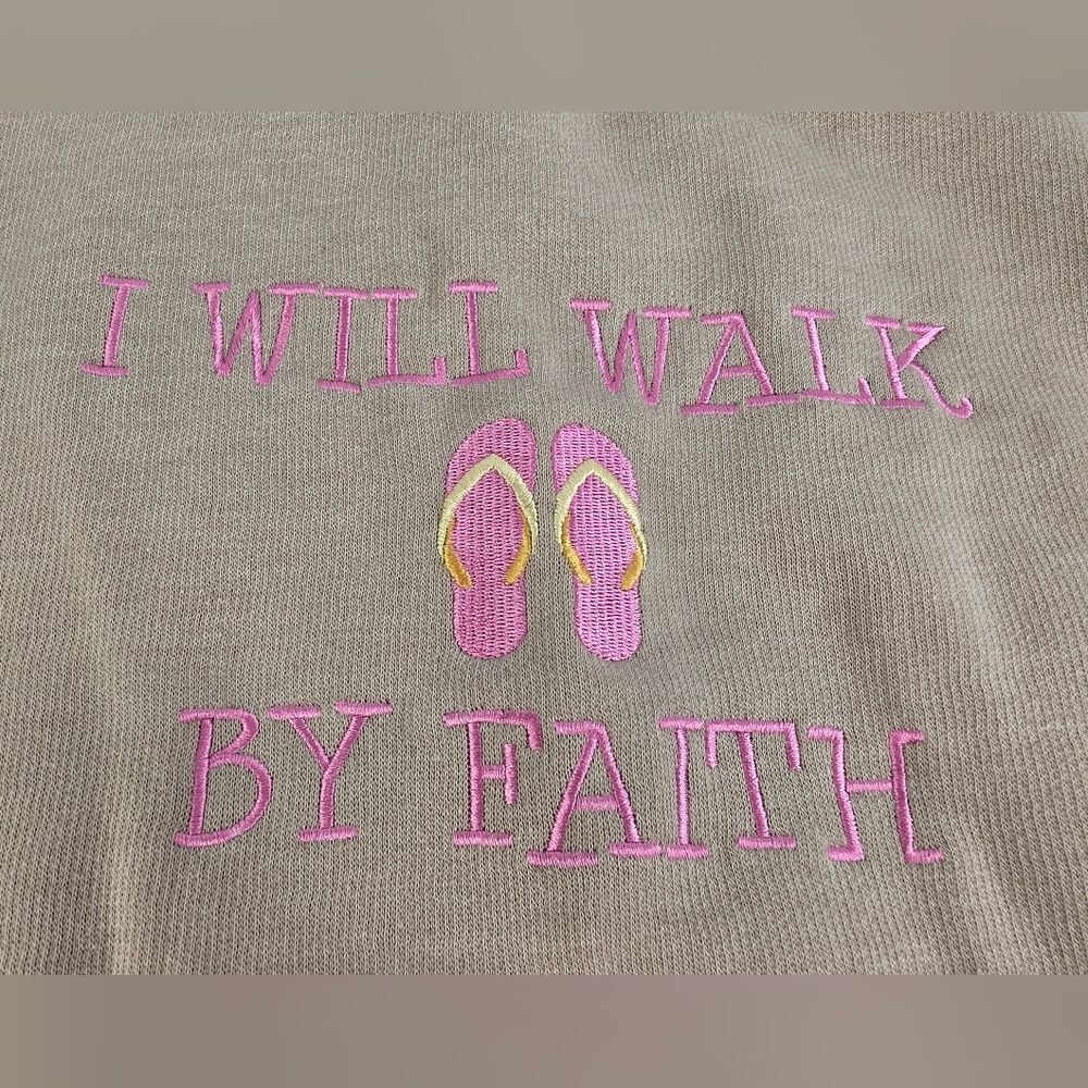 Love In Faith XL Walk By Faith Sweatshirt 3289-CM